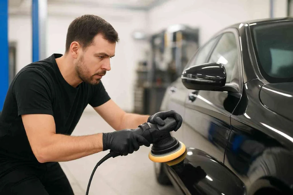 تفاوت پولیش و واکس خودرو